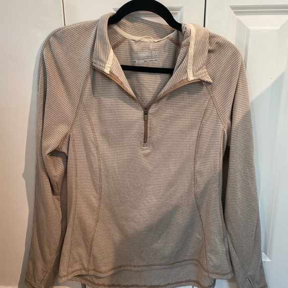 Avalanche Light Brown Quarter-Zip Sweater - Picture 1 of 5